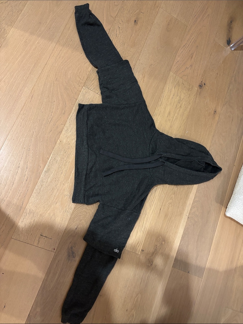 Alo layered cropped sweatshirt